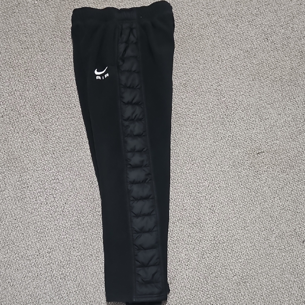 NIKE

Air Winterized Big Kids' Pants In Black Heavy Fleece! Large